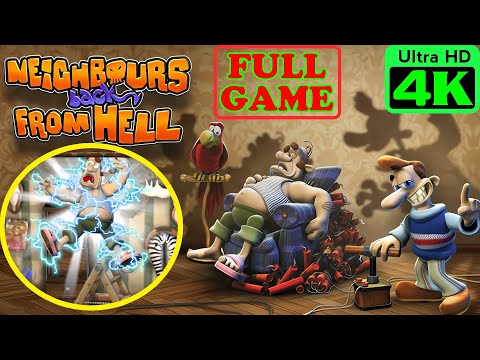 Neighbours Back From Hell - Prank Game - FULL GAME Walkthrough 4K