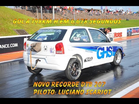 Novo Recorde Gol DTB 207 VP 201m  - 6,678s@198km/h