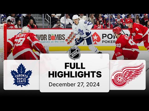 NHL Highlights | Maple Leafs vs. Red Wings - December 27, 2024