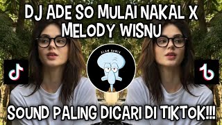Download lagu DJ ADE SO MULAI NAKAL X MELODY WISNU | VIRAL SOUND ON TIKTOK ‼️ mp3