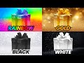 Choose Your Gift! 🎁 Rainbow, Gold, Black or White 🌈⭐️🖤🤍