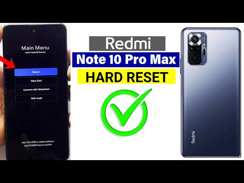 Redmi Note 10 Pro Max : How to Hard Reset/ Screen Unlock?
