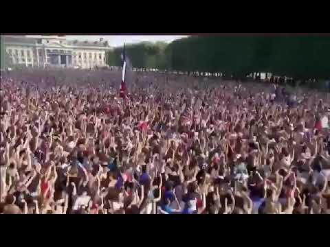 Winning the World Cup moment from France