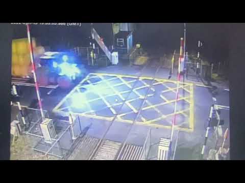 Irish Rail releases footage of incidents at level crossings
