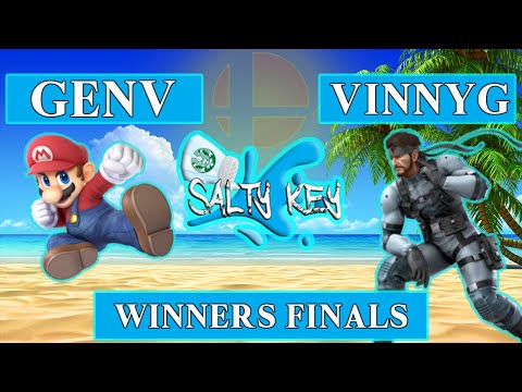 VinnyG (Snake) vs GENV (Mario) - Winners Finals - Salty Key #209 - SSB Ultimate