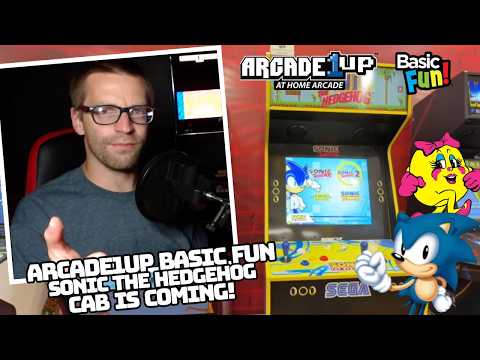 Arcade1Up Basic Fun Sonic the Hedgehog Cab is Coming!