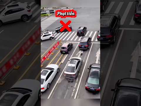 Quay đầu sai tại ngã tư: Mất tiền, mất điểm! #automobile