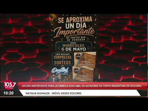 Un día importante para la fábrica de alfajores Don Abel de Dolores