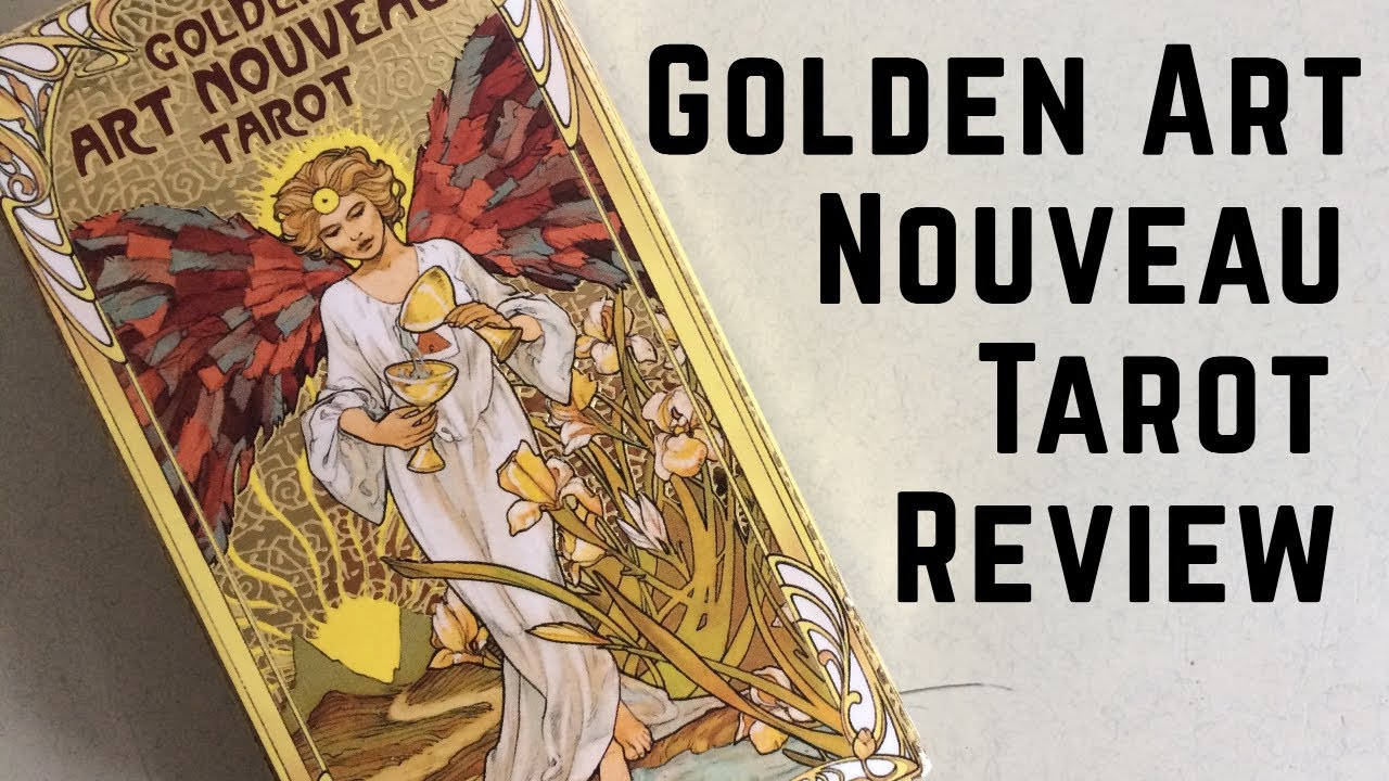It's dripping gold! The Golden Art Nouveau Tarot - for your pleasure!