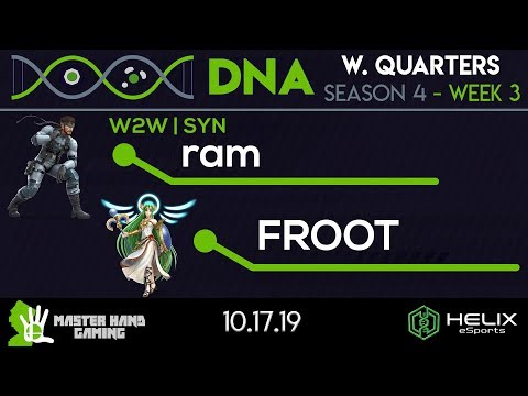 DNA S4:W3 - W2W | SYN |  ram (Ridley) Vs. FROOT (Palutena) - Winner's Quarters