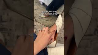 ￼Sapatilha feminina bico fino
