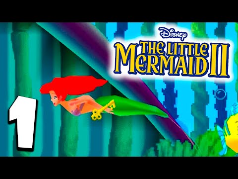 Disney's The Little Mermaid II Walkthrough 100% | Part 1 | Atlantica (PlayStation)
