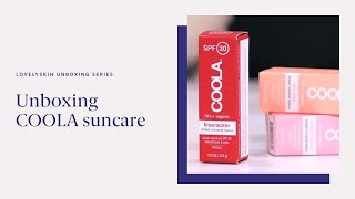 Unboxing COOLA Suncare