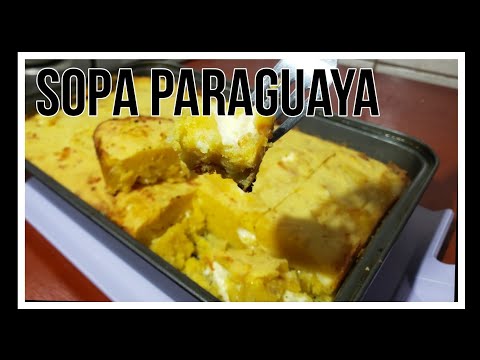 Receta fácil y nueva SOPA PARAGUAYA