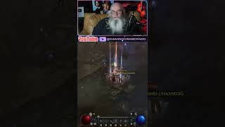 Diablo 4 Live Stream shorts form with Gaming Grandpa
