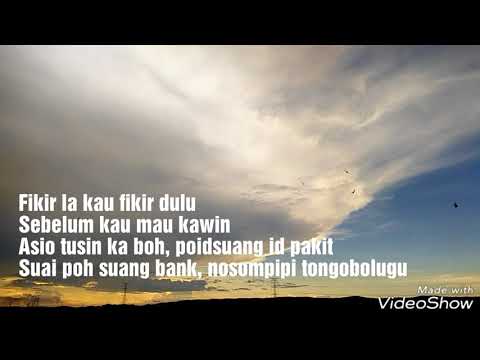 Kan apa sia bilang atau (Nunu Kangku Di)-Norbert✌️😁