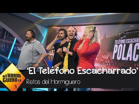 Hugo Silva y Pepón Nieto juegan al 'teléfono escacharrado' en polaco - El Hormiguero 3.0