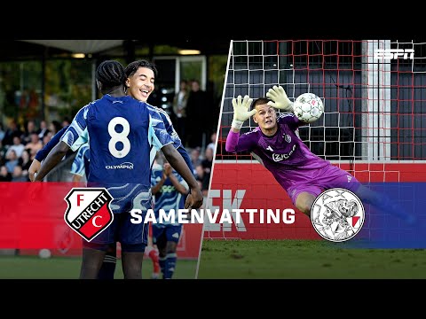 PRIMEUR met twee gestopte PENALTY'S in SPEKTAKELSTUK 🎯❌ | Samenvatting Jong FC Utrecht - Jong Ajax