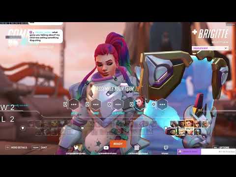 THIS IS WHAT 3000+ HOURS OF BRIGITTE LOOKS LIKE - VIOLET BRIGITTE OVERWATCH 2 SEASON 5 GAMEPLAY