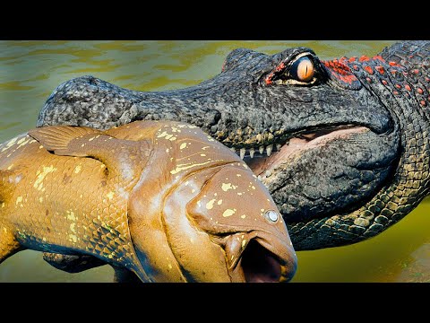 Vida de Deinosuchus + Caça Mortal e Devorador de Filhotes | The Isle Evrima | (PT/BR)