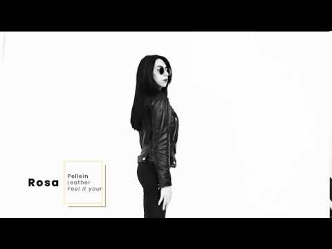 Chiodo giacca in vera pelle nera donna Rosa