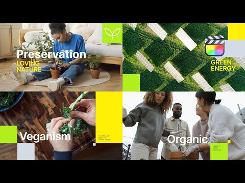 Ecological Lifestyle Modular Template for Final Cut Pro — MotionVFX
