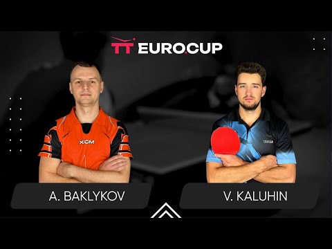 10:45 Andrii Baklykov - Vladyslav Kaluhin 08.08.2024 Table Tennis TT Euro.Cup Ukraine Star. TABLE 4