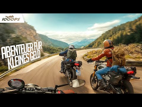 Preiswert, robust, abenteuerlustig? - Günstige Scrambler auf wilder Alpen-Motorradreise