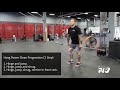 Hang Power Clean Progression (3 Step)