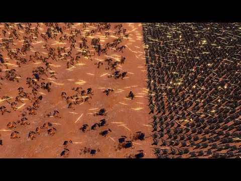 10000 Golden Knight's  vs 10000 German Machine Guns  | Ultimate Epic Battle Simulator |