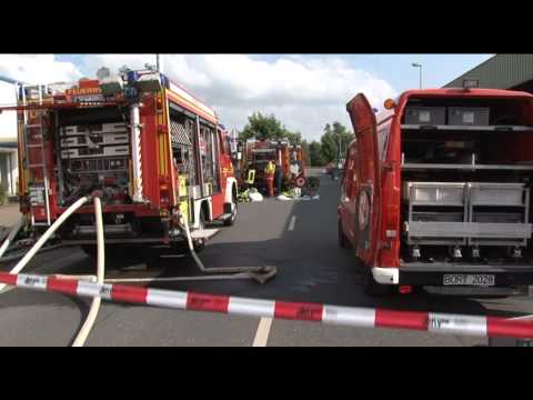 06.06.2012 Großeinsatz: Gefahrgut in Bocholt ausgetreten