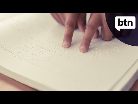 Making Braille Books - Behind the News