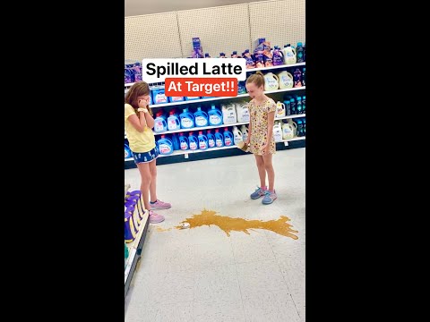 When you SPILL a latte at Target...😮