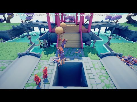 3x Artemis vs Every Units or Gods   Totally Accurate Battle Simulator