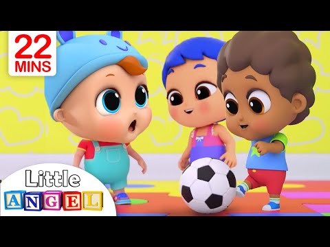 Playtime with Friends | Little Angel Nursery Rhymes and Kids Songs