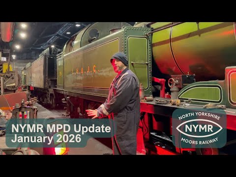 NYMR Motive Power Depot - January 2026 Update