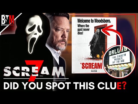 You missed this HIDDEN CLUE in Scream 7's new poster...
