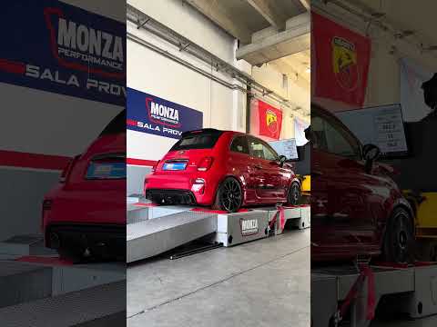 DYNOTEST ABARTH 595 STAGE 3 MONZA PERFORMANCE FULL EXHAUST and GMG RACING MANIFOLDS EXTREME SOUND!