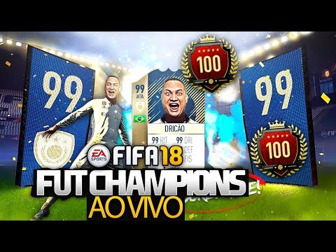 🔴 FIFA 18 - FUT CHAMPIONS  RUMO AO ELITE (AO VIVO )
