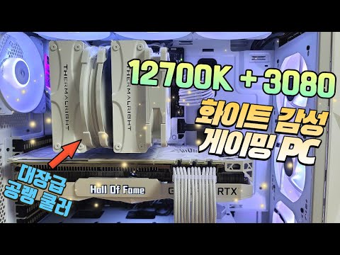 450만 원대 게이밍+작업으로 최적인 12700K + 3080 시스템입니다!
