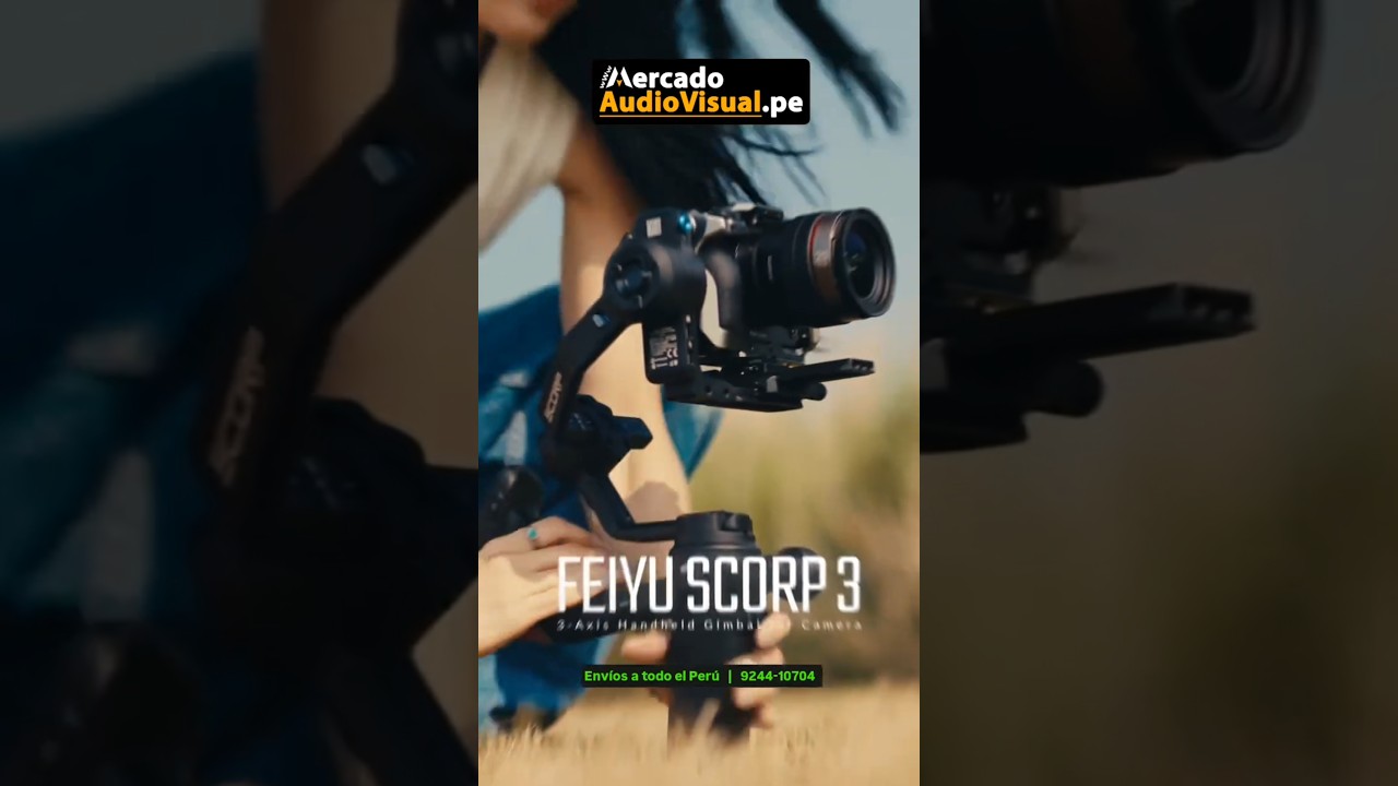 924410704 | www.MercadoAudioVisual.pe | Estabilizador SCORP 3 KIT   #FeiyuTechPeruOficial #filmmaker