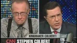 Stephen Colbert Larry King [4 of 4] 4/14/08