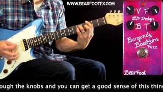 Video thumbnail for Bearfoot Fx Burgundy BossHorn Fuzz by Mike Hermans
