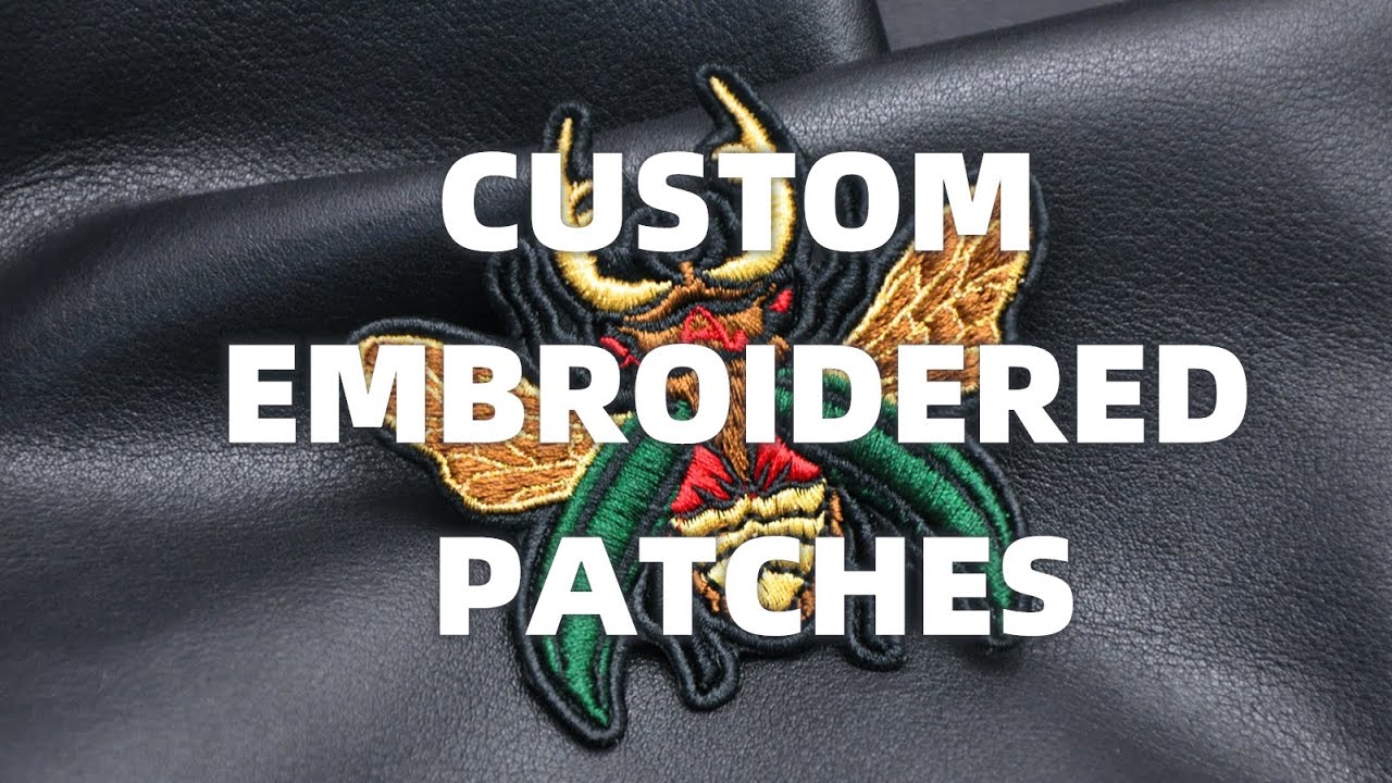 Custom embroidered patches from QINGHAN LABEL