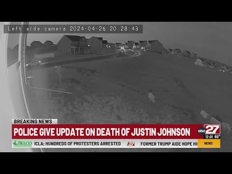Police give update on death of Justin Johnson