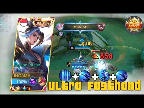 Maniac‼️LING O% WINRATE CARRY THE TEAM-LING SUPER AGGRESSIVE & ON POINT GAMEPLAY Mobile Legends