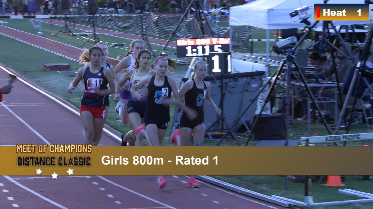 2023 TF - Meet of Champions - 800 (Girls, Rated , Race 1 [of 2])