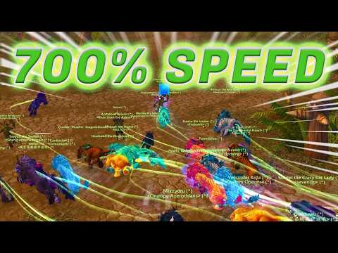 Running At 700% Movement Speed In World of Warcraft