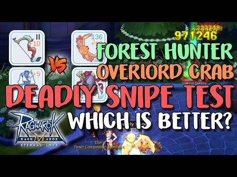 FH SET VS OCB COMBO IN DEADLY SNIPE DAMAGE TEST - RAGNAROK M: ETERNAL LOVE