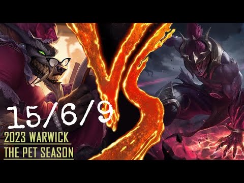 WARWICK vs LEE SIN Jungle 2023  SEASON 13 THE PET SEASON